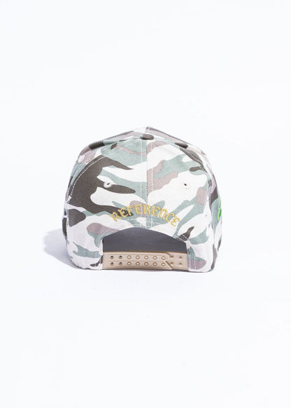 Reference "Paradise LA" Snapback Hat - Gray Camo (REF891)
