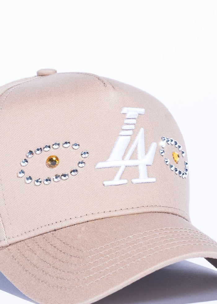Reference "Paradise LA Stones" Snapback Hat - Tan (REF826)
