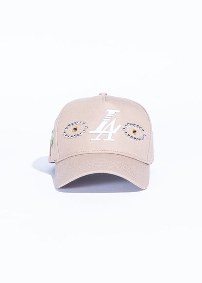 Reference "Paradise LA Stones" Snapback Hat - Tan (REF826)