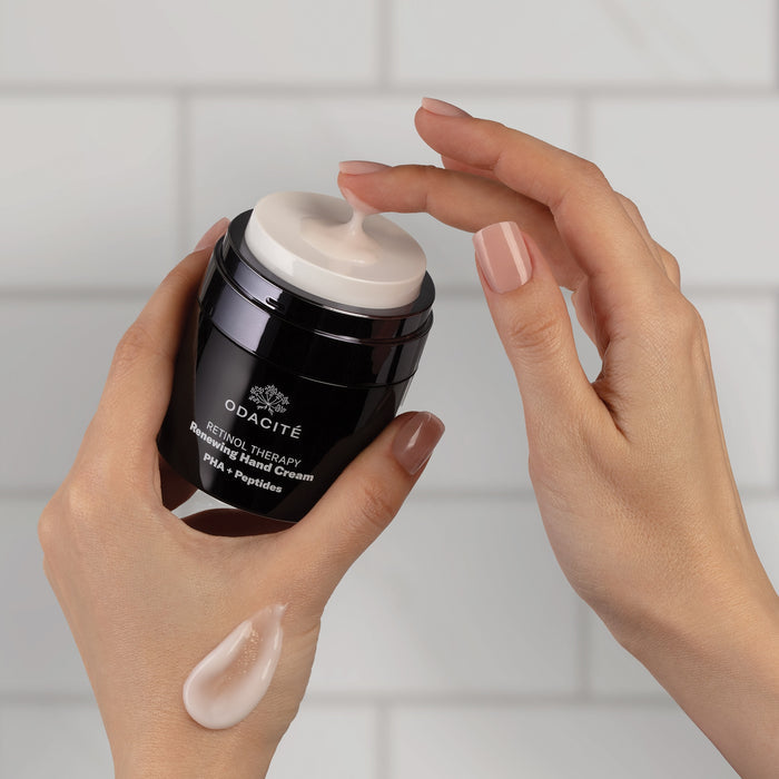 #seo : odacite creme renovatrice mains retinol therapy