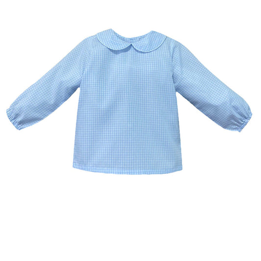 RN Teagan Lt. Blue Square Shirt