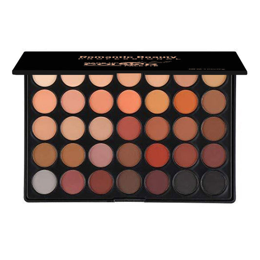 Romantic Beauty Professional Makeup 35 Colors Eyeshadow Palette - ikatehouse