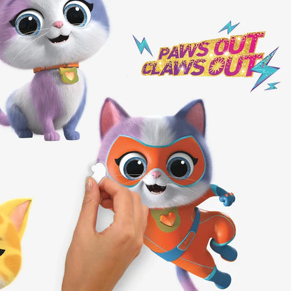 Roommates Super Kitties Peel and Stick Wall Decals Room Stickers