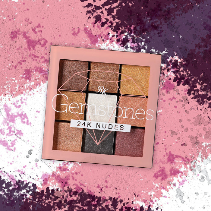 Ruby Kisses Eyeshadow Palette 9 Colors Gemstones - ikatehouse