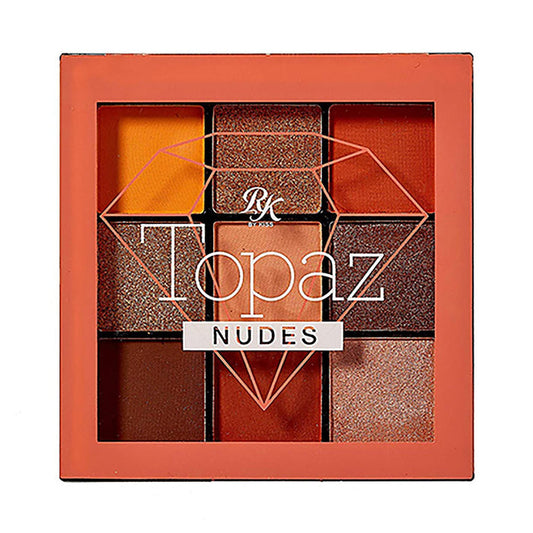 Ruby Kisses Eyeshadow Palette 9 Colors Topaz - ikatehouse