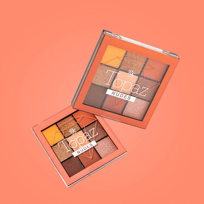 Ruby Kisses Eyeshadow Palette 9 Colors Topaz - ikatehouse