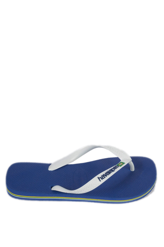 HAVAIANAS sandalo brasil logo blu marino<BR/> 4110850 BRASIL LOGO-2711