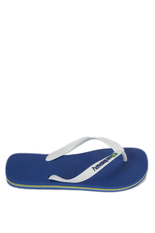 HAVAIANAS sandalo brasil logo blu marino<BR/> 4110850 BRASIL LOGO-2711