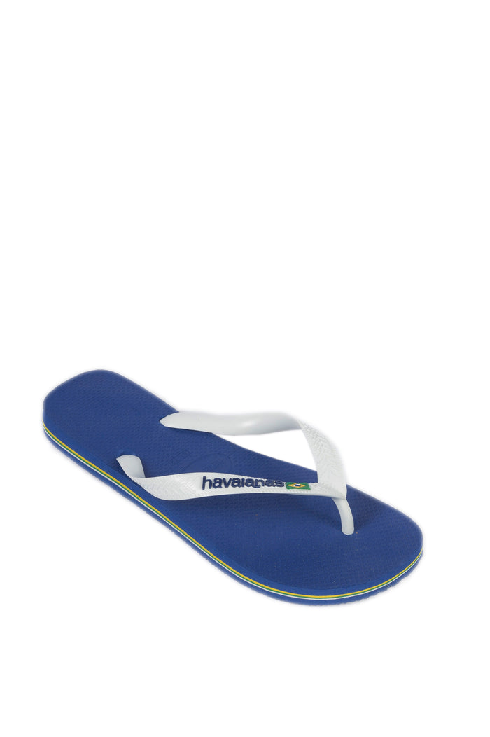 HAVAIANAS sandalo brasil logo blu marino<BR/> 4110850 BRASIL LOGO-2711