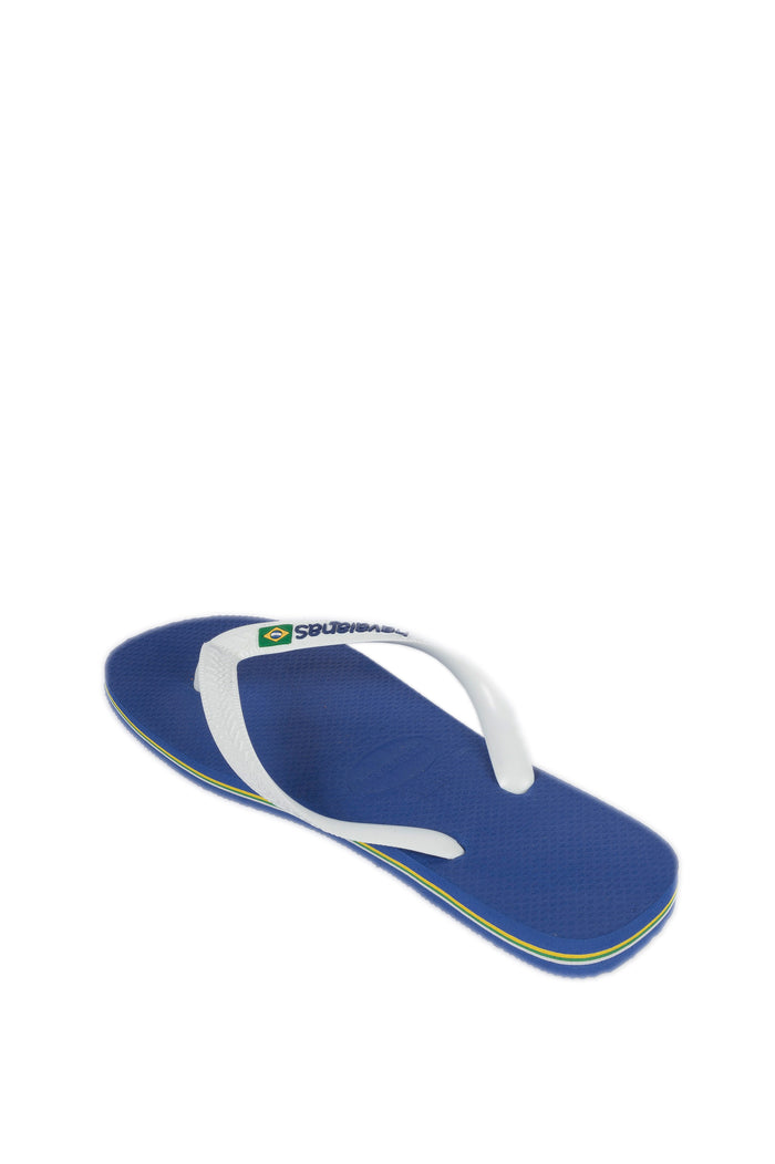 HAVAIANAS sandalo brasil logo blu marino<BR/> 4110850 BRASIL LOGO-2711