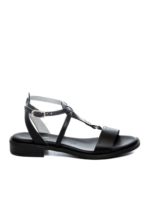 NERO GIARDINI Sandalo pelle nero E615895 TAMIGI-NERO