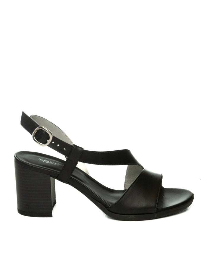 NERO GIARDINI Sandalo pelle nero E410440 TAMIGI-NERO