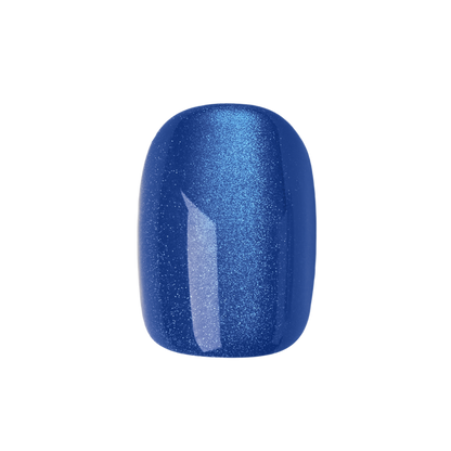Sapphire Velvet - Press-On | Extra Extra Short | Round