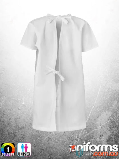 White SS Patient Gown ideal for patient gowns in aged care facilities and rehab centers