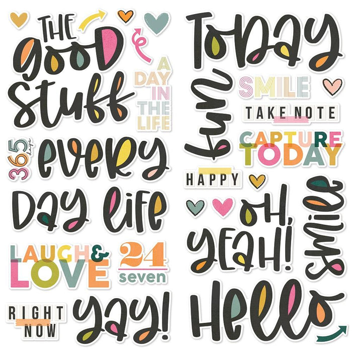 Simple Stories - Good Stuff - Foam Stickers - 29/Pkg. Add dimension and color to your paper crafts! This package contains Good Stuff Foam Stickers, 29 pieces. Imported. Available at Embellish Away located in Bowmanville Ontario Canada.