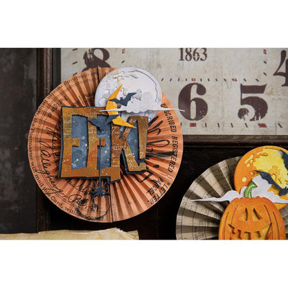 Sizzix - Thinlits Dies By Tim Holtz - 7/Pkg - Edison Colorize. Carve out room for Edison, an exciting new addition to the Colorize family. Designed by Tim Holtz, this fun new character is sure to be a hit throughout the spooky season! Available at Embellish Away located in Bowmanville Ontario Canada. Example by brand ambassador.