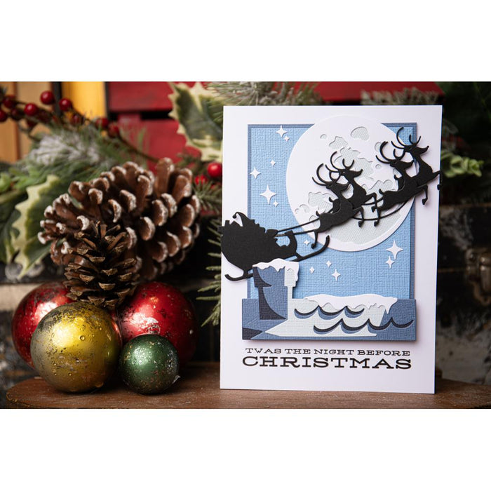 Sizzix - Thinlits Dies By Tim Holtz - 6/Pkg - Festive Gatherings. Available at Embellish Away located in Bowmanville Ontario Canada. Example by brand ambassador.
