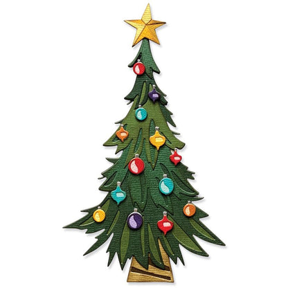 Sizzix - Thinlits Dies By Tim Holtz - 14/Pkg - Trim A Tree Colorize. Available at Embellish Away located in Bowmanville Ontario Canada.