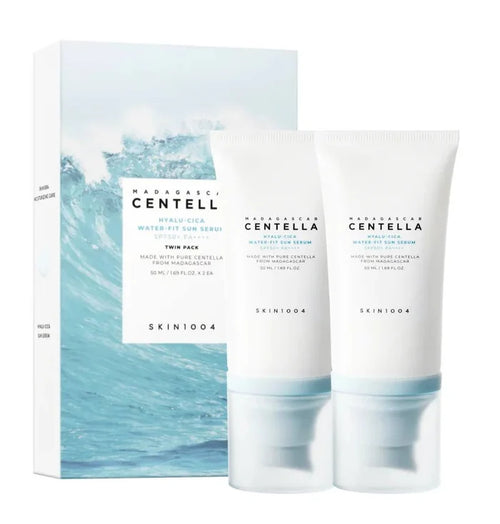 SKIN1004 Madagascar Centella Hyalu-Cica Water-Fit Sun Serum Twin Pack (50mlx2each)