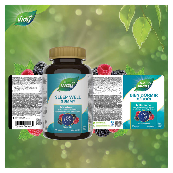 Nature's Way Sleep Well Gummies Label