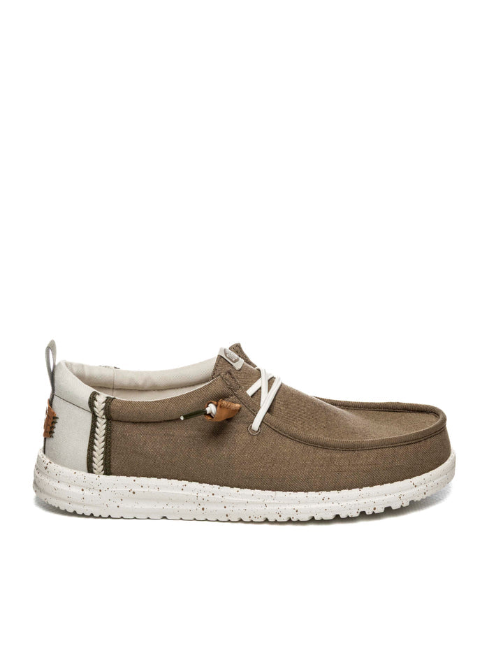 HEY DUDE slipon wally linen beige 43086 WALLY LINEN-2KR