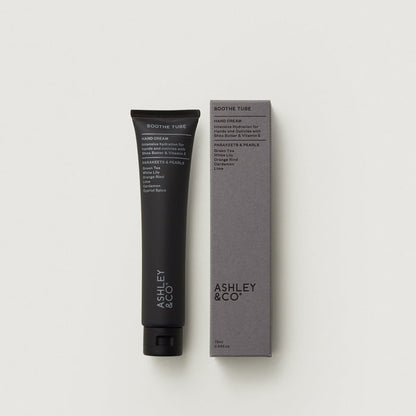 Soothe Tube hand cream lotion, dark tube with gray box