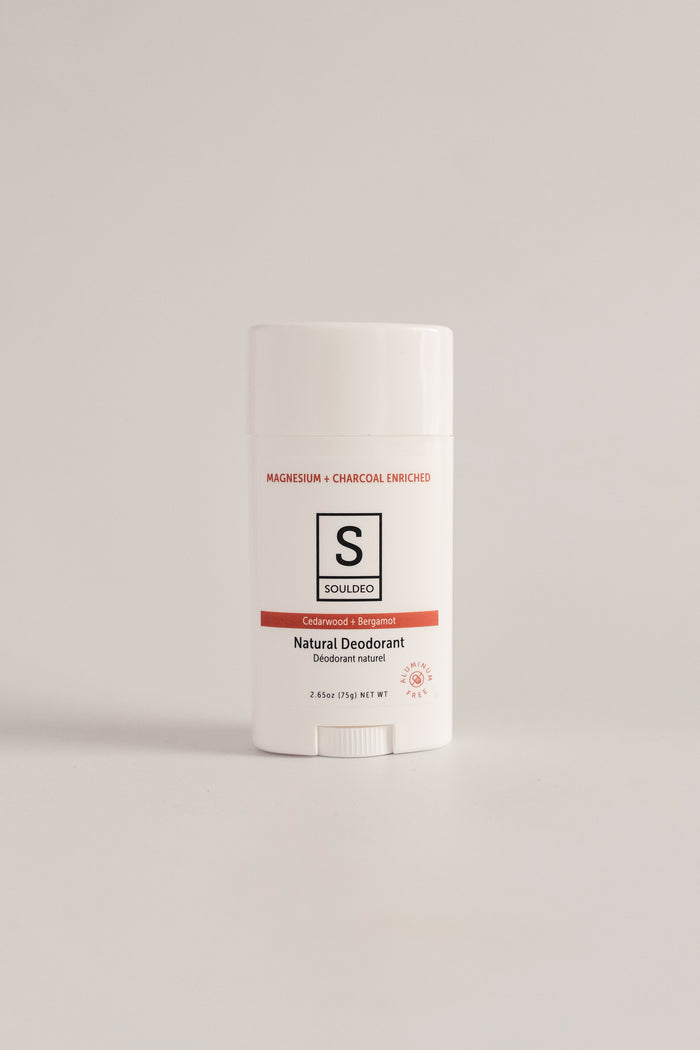 SoulDeo Deodorant Stick - Cedarwood & Bergamot