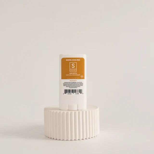 SoulDeo Deodorant Stick - Unscented Baking Soda Free
