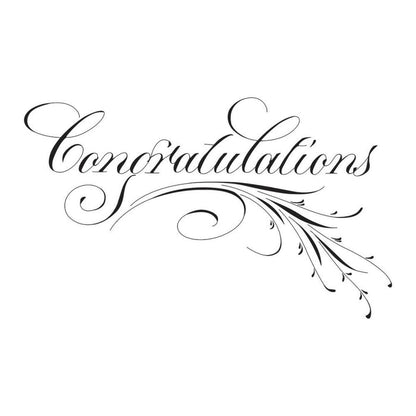 Spellbinders - Press Plate By Paul Antonio - Copperplate - Congratulations. Copperplate Congratulations Press Plate is from the Copperplate Everyday Sentiments Collection by Paul Antonio. Available at Embellish Away located in Bowmanville Ontario Canada.