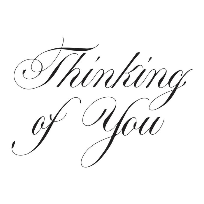Spellbinders - Press Plate By Paul Antonio - Copperplate - Thinking Of You. Copperplate Thinking of You Press Plate is part of the Copperplate Everyday Sentiments Collection by Paul Antonio. Available at Embellish Away located in Bowmanville Ontario Canada.