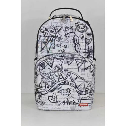 Sprayground Doodles Over Math Homework Backpack (B8665)