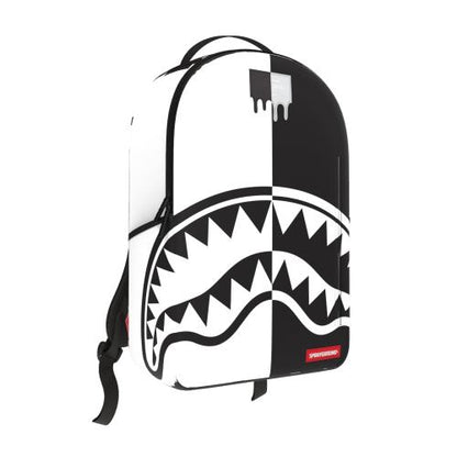 Sprayground Shark Central Black & White Stencil Backpack (B9633)
