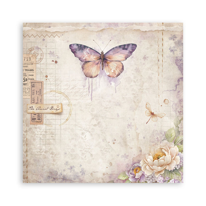 Stamperia - 12X12 Maxi Paper Pad - Quiet Days. Includes 22 sheets. Available at Embellish Away located in Bowmanville Ontario Canada.