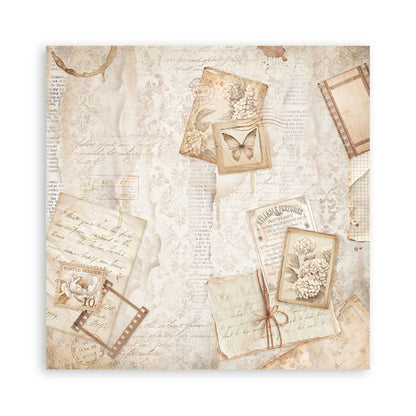 Stamperia - 12X12 Maxi Paper Pad - Quiet Days. Includes 22 sheets. Available at Embellish Away located in Bowmanville Ontario Canada.