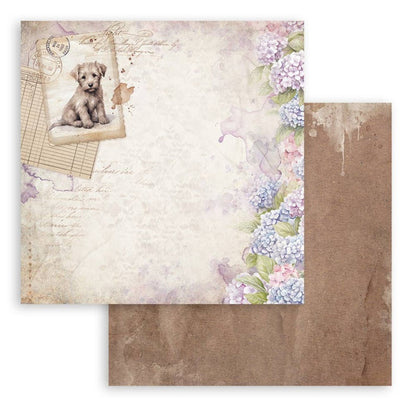 Stamperia - 12X12 Paper Pad - Quiet Days. 10 sheets. Available at Embellish Away located in Bowmanville Ontario Canada.