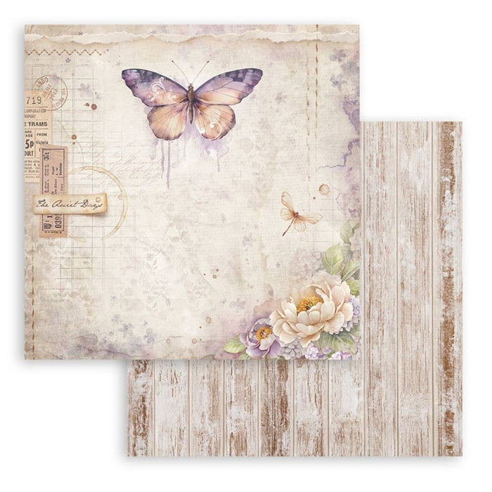 Stamperia - 8X8 Paper Pad - Quiet Days. 10 sheets. Available at Embellish Away located in Bowmanville Ontario Canada.