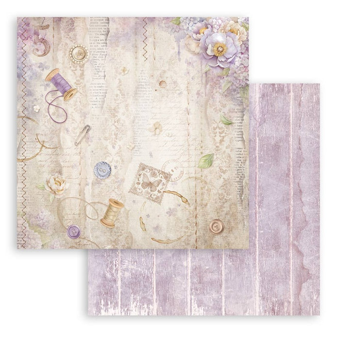 Stamperia - 8X8 Paper Pad - Quiet Days. 10 sheets. Available at Embellish Away located in Bowmanville Ontario Canada.