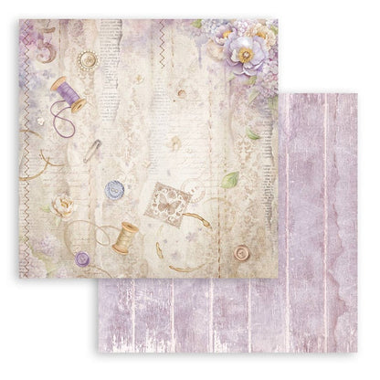 Stamperia - 8X8 Paper Pad - Quiet Days. 10 sheets. Available at Embellish Away located in Bowmanville Ontario Canada.