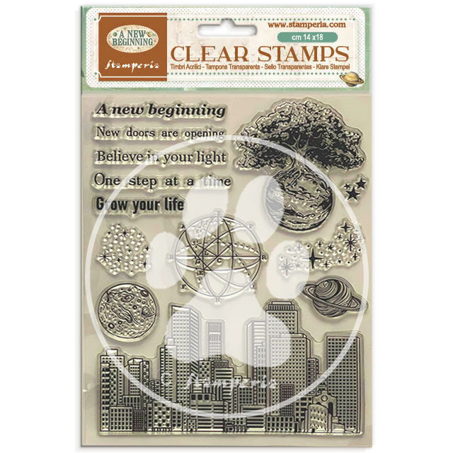 Stamperia - Clear Stamp - A New Beginning. Available at Embellish Away located in Bowmanville Ontario Canada.