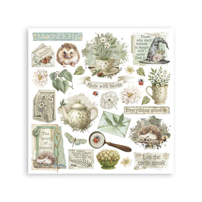 Stamperia - Rub-on Kit - Herbarium Silvae. Available at Embellish Away located in Bowmanville Ontario Canada.