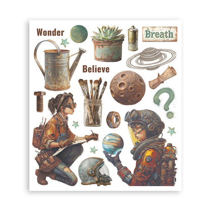 Stamperia - Rub-on Kit Selection - A New Beginning. Available at Embellish Away located in Bowmanville Ontario Canada.