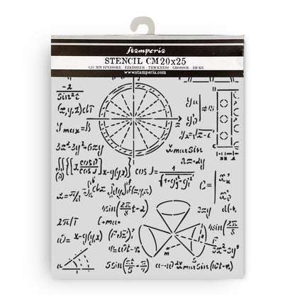 Stamperia - Thick Stencil - A New Beginning - Formulas