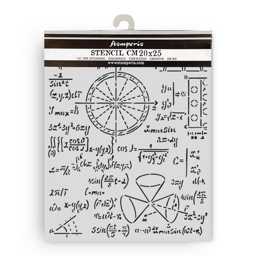 Stamperia - Thick Stencil - A New Beginning - Formulas