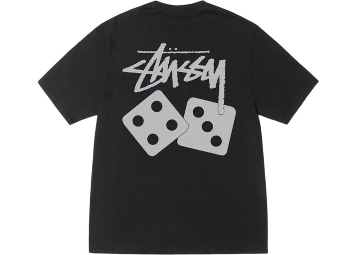 Stussy Roll The Dice Pigment Dyed Tee - Black