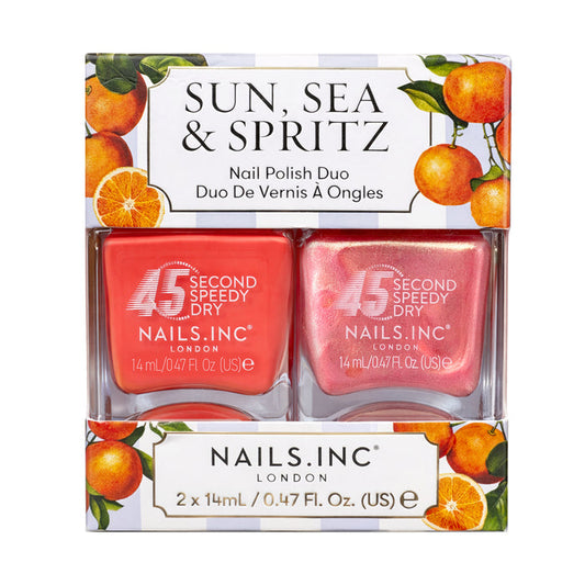 Sun, Sea and Spritz Nail Polish Duo - 45 Second Speedy Gloss
