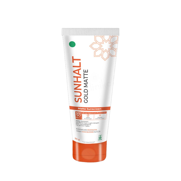 Sunhalt Gold Matte Sunscreen SPF 90 PA+++