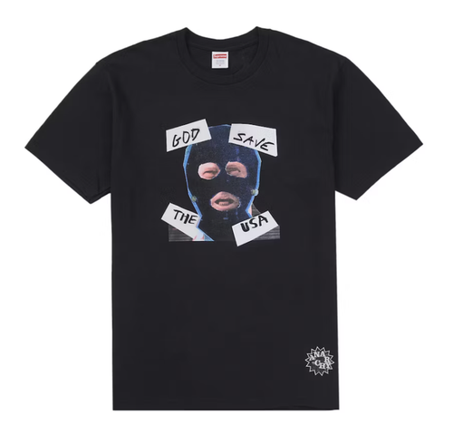 Supreme God Save Us Tee - Black (SS26)