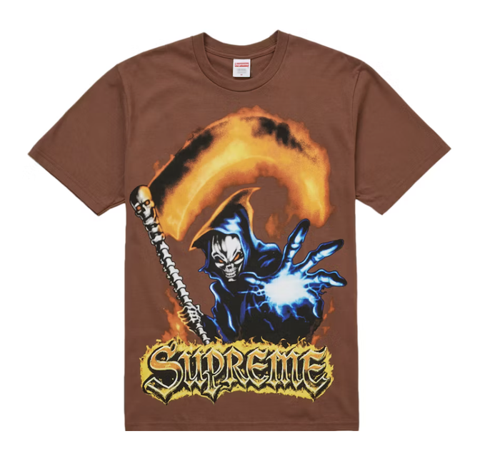 Supreme Grim Reaper Tee - Brown (SS26)