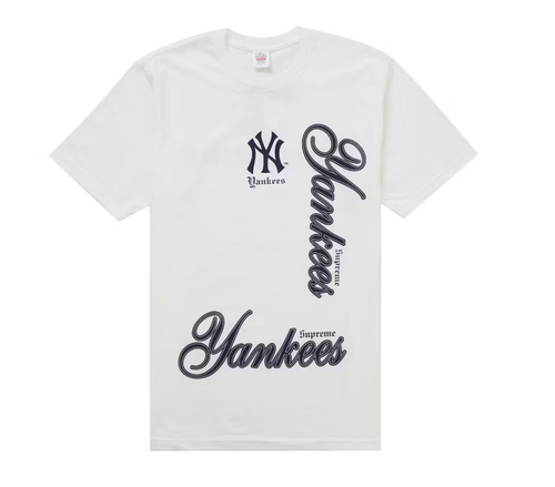 Supreme MLB Teams NY Tee - White (FW25)