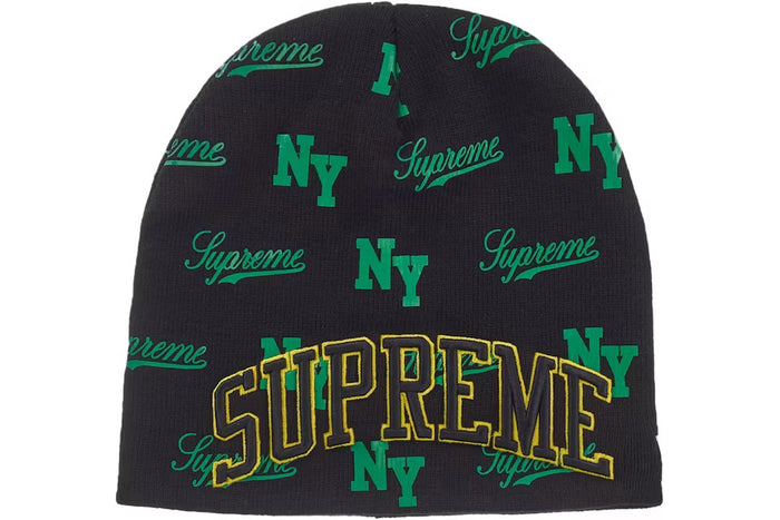 Supreme New Era Box Monogram Beanie - Black (SS26)